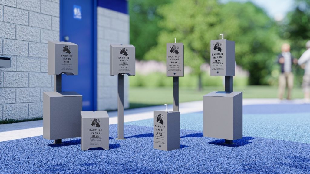 Hand Sanitizer in Outdoor Spaces